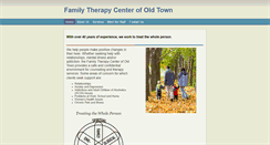 Desktop Screenshot of familytherapycenterofoldtown.com