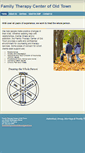 Mobile Screenshot of familytherapycenterofoldtown.com
